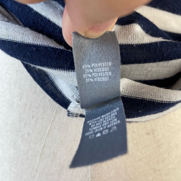 Aerie Navy Blue and White Striped Tank Top Size XS EUC - Picture 5 of 6